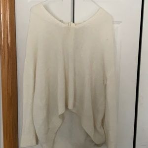 Cream Oversized Woman’s Sweater